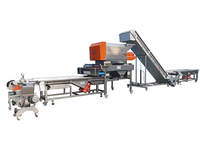 云南转筒式葡萄脱粒生产线